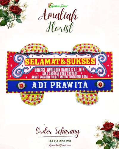 Karangan Bunga Ucapan Selamat di Jombok