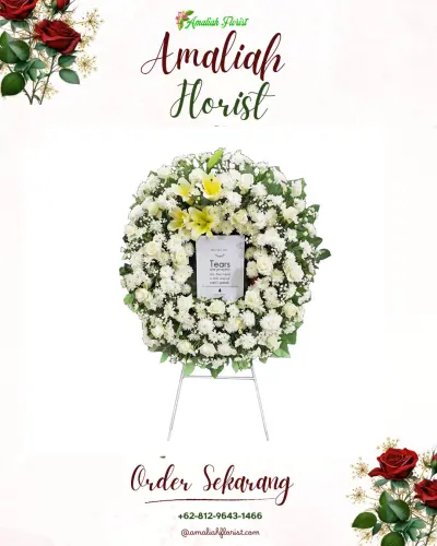 Krans Bunga Duka Cita di Jombok