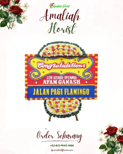Bunga Papan Congratulation di Jombok